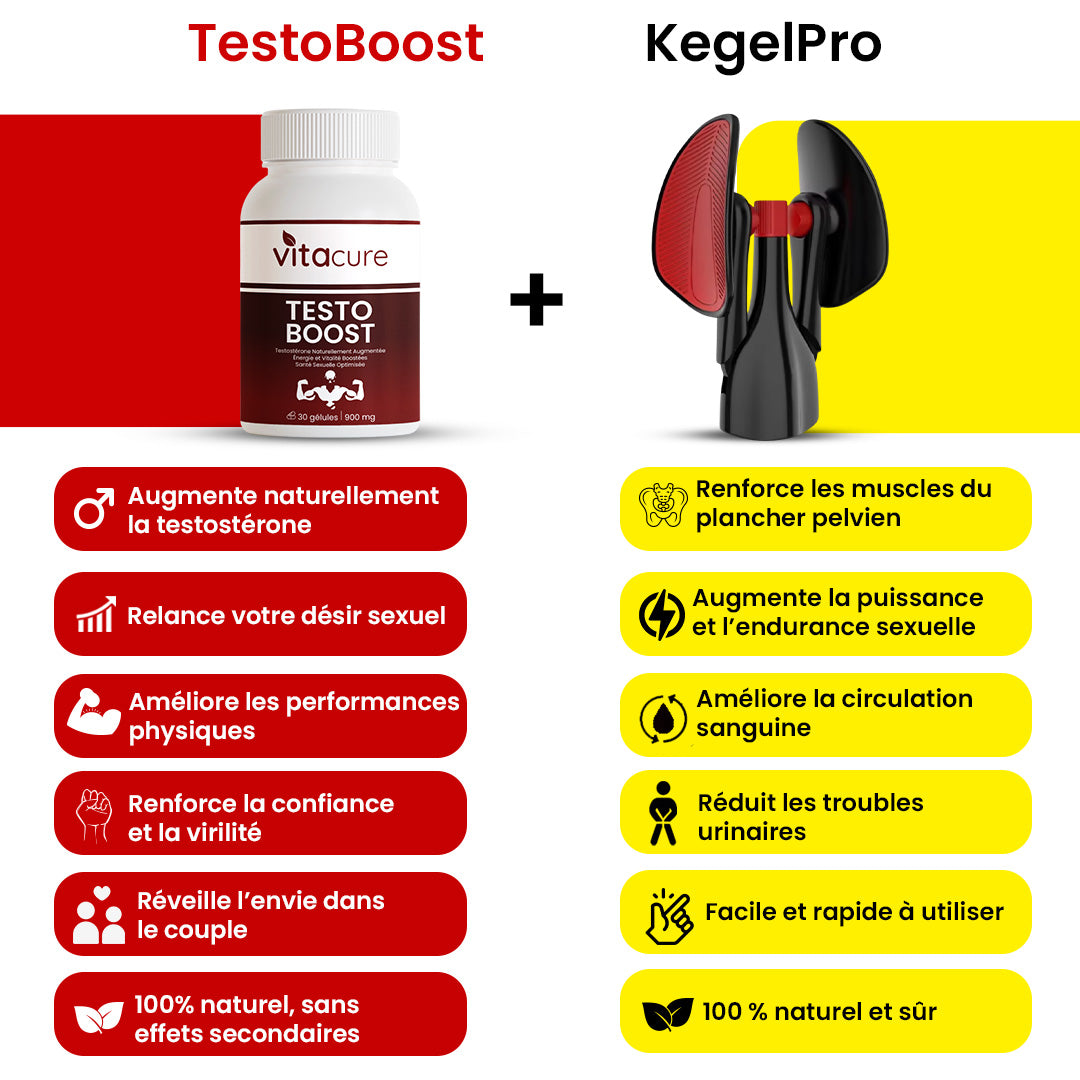 Le Pack Virilité Ultime - kegel pro + Testoboost