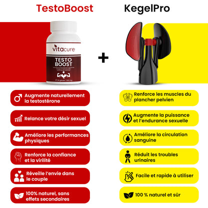 Le Pack Virilité Ultime - kegel pro + Testoboost