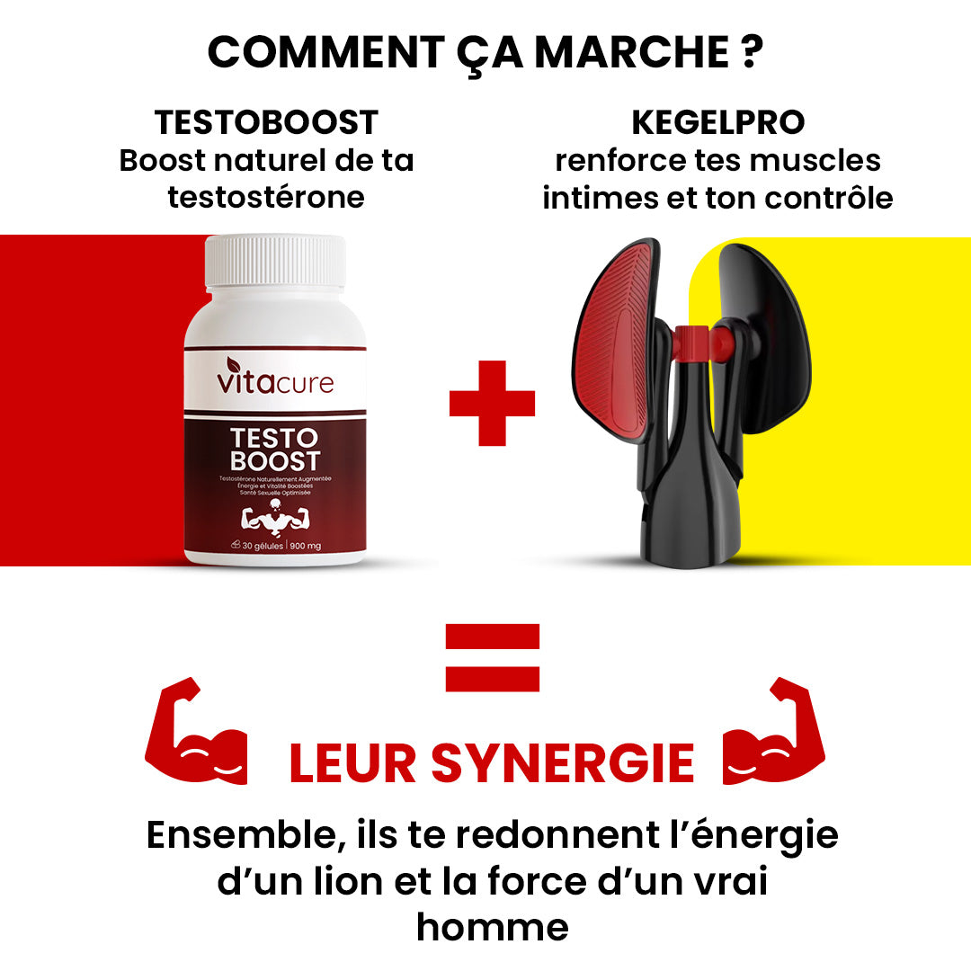 Le Pack Virilité Ultime - kegel pro + Testoboost