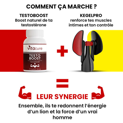 Le Pack Virilité Ultime - kegel pro + Testoboost